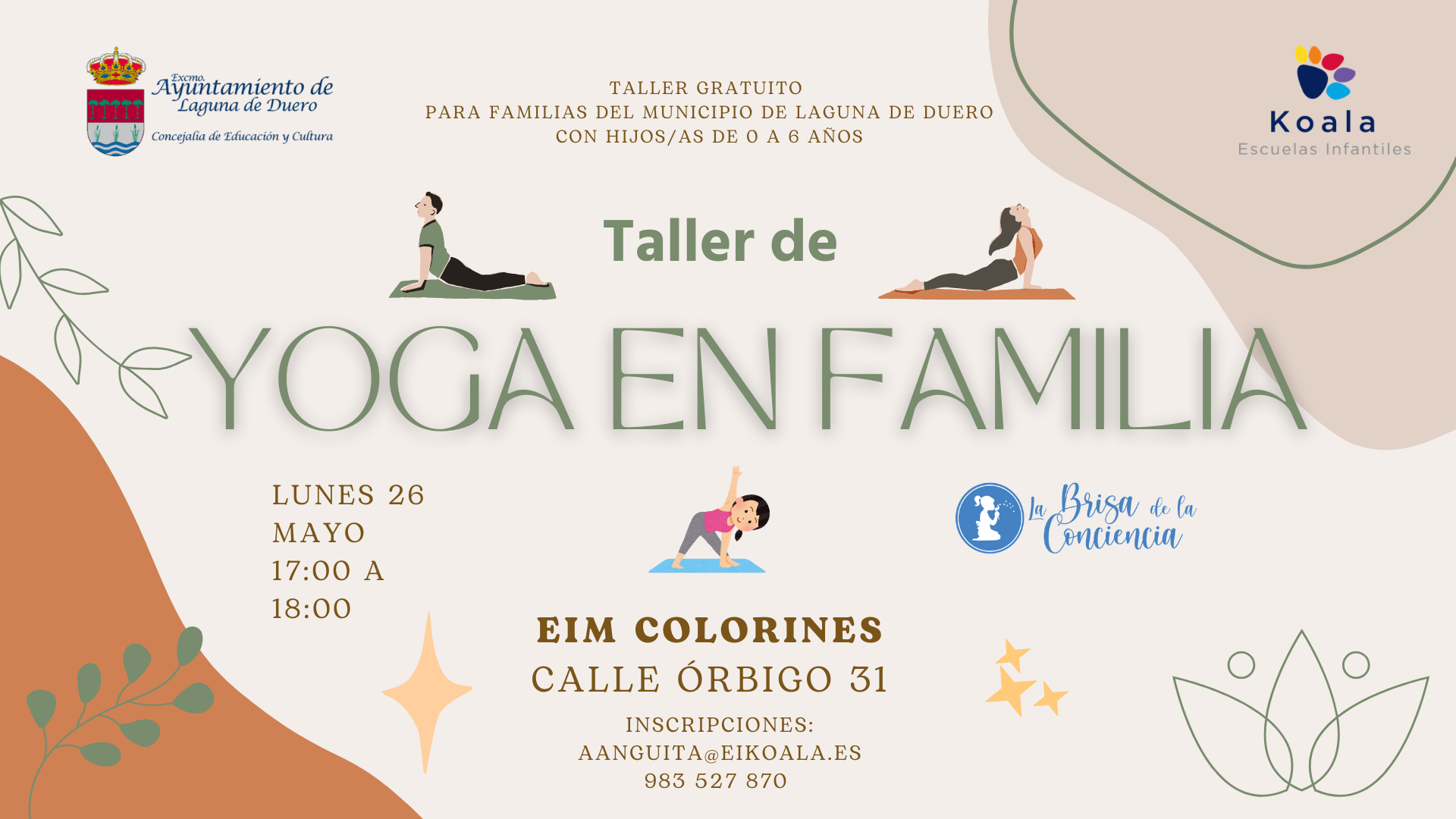 Taller de Yoga en familia en Mayo