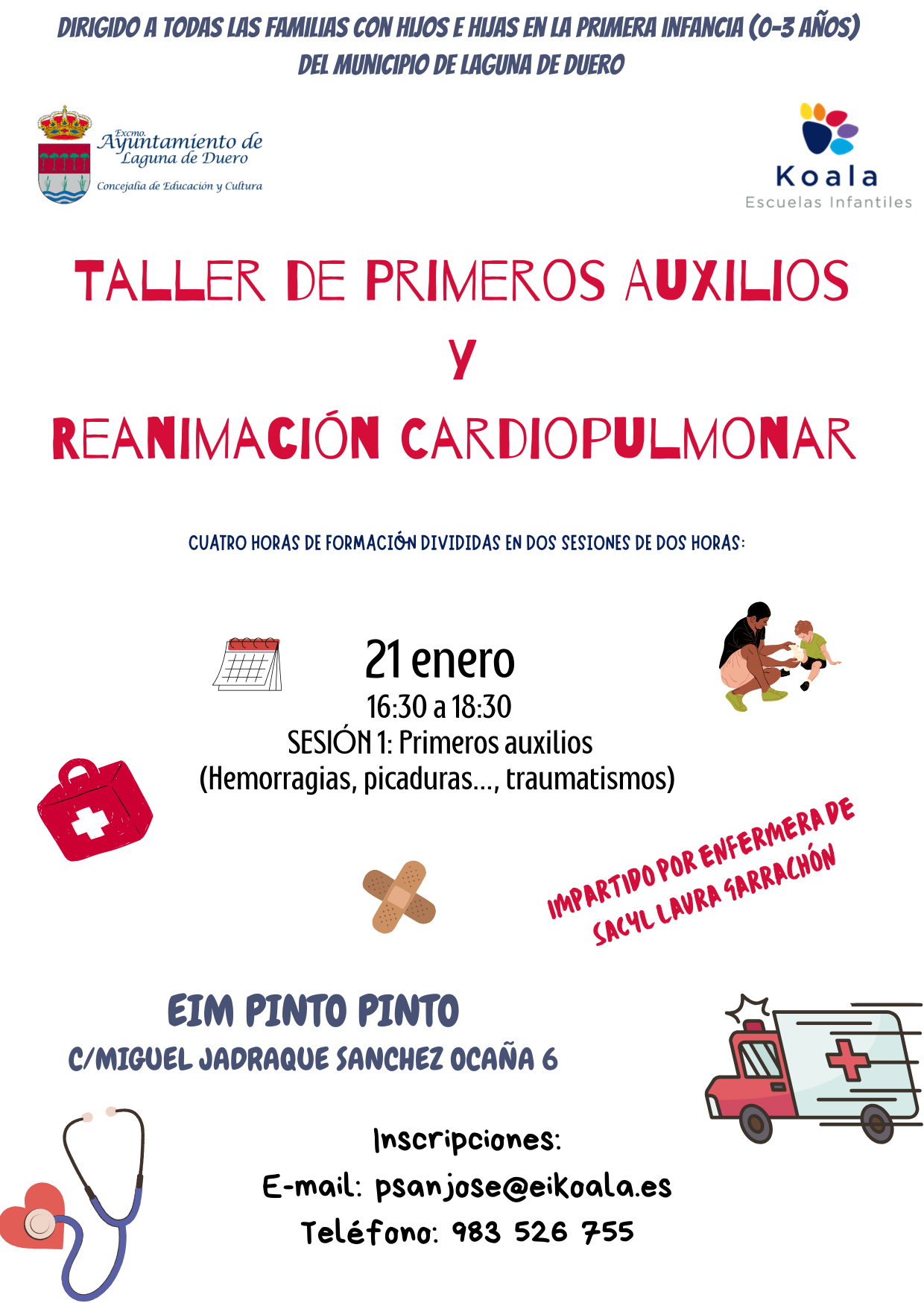 Taller de 1º Auxilios (sesión 1ª)